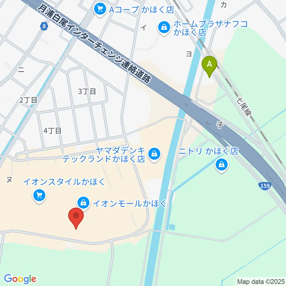シネマサンシャインかほく周辺のホテル一覧地図