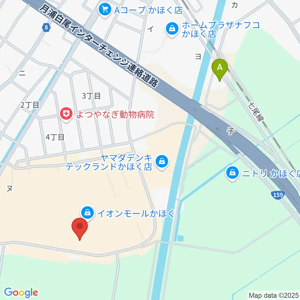 シネマサンシャインかほく周辺のホテル一覧地図
