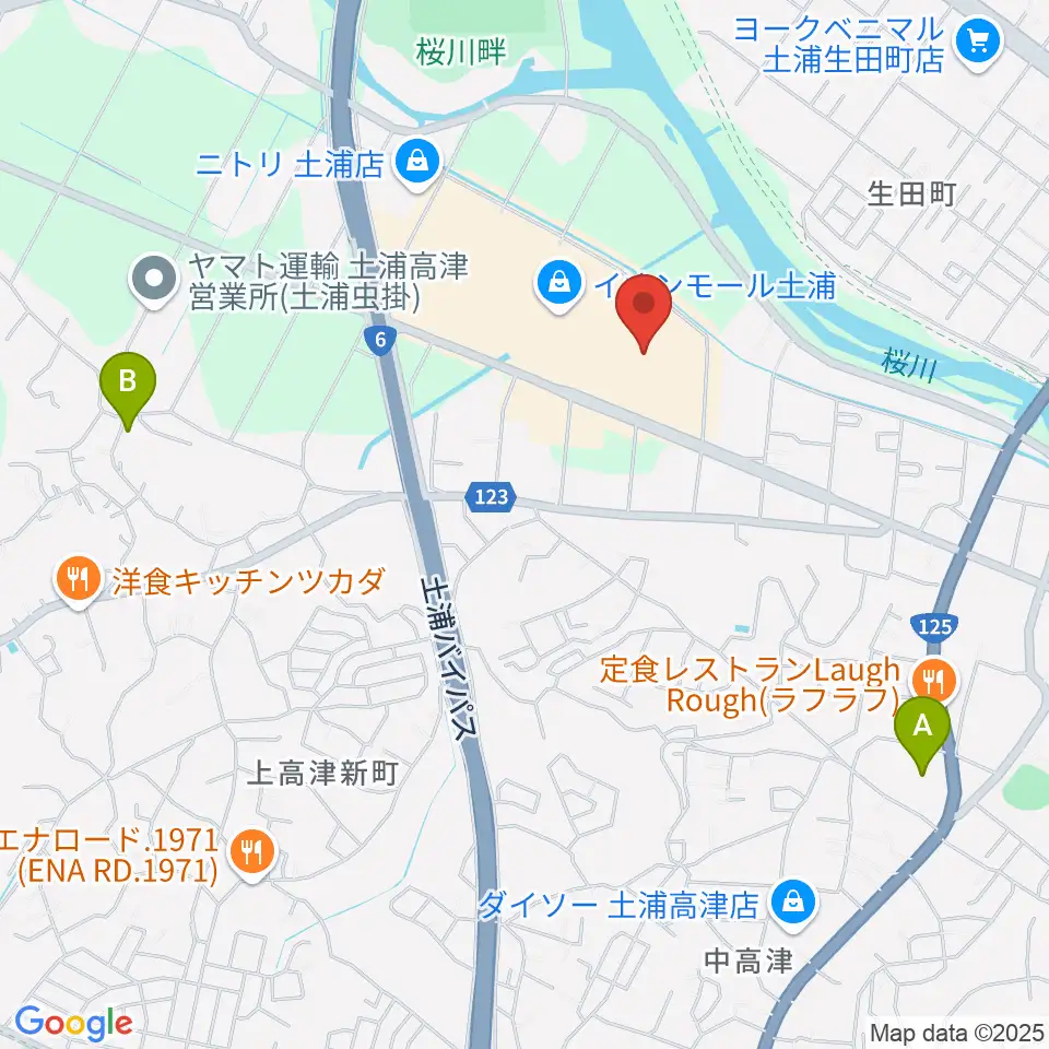 シネマサンシャイン土浦周辺のホテル一覧地図