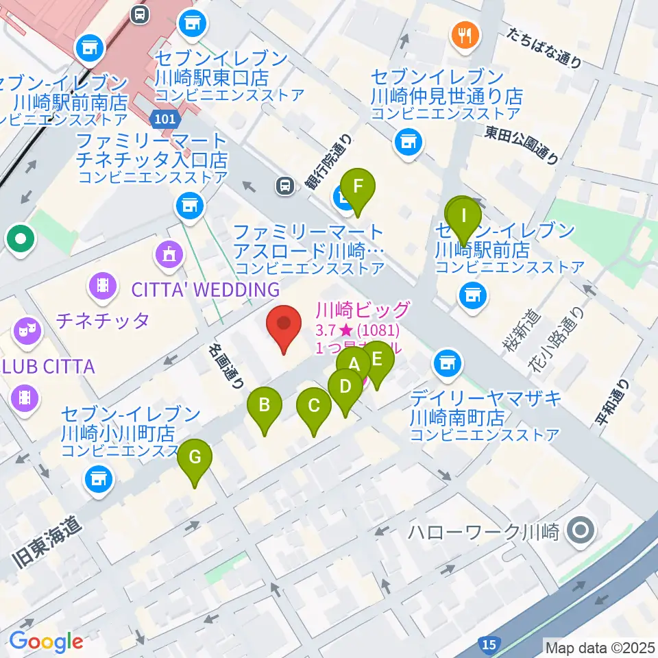 スタジオ太鼓庵周辺のホテル一覧地図