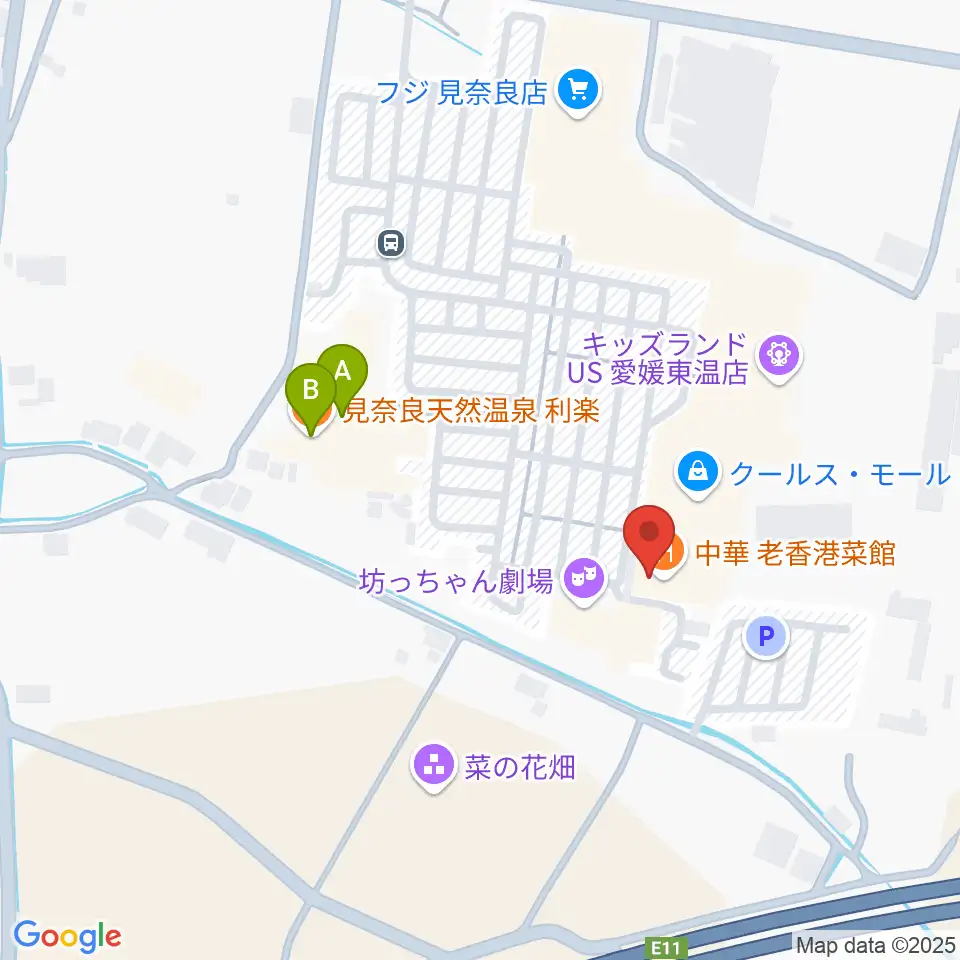 東温アートヴィレッジセンター・シアターNEST周辺のホテル一覧地図
