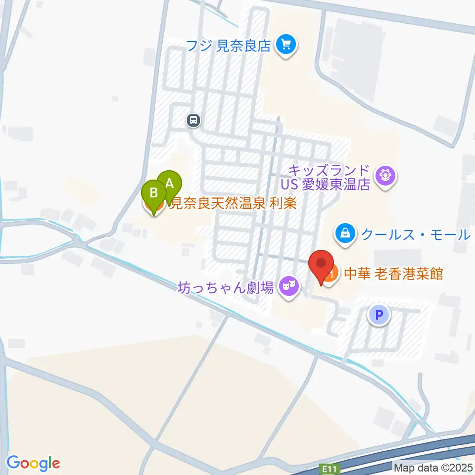 東温アートヴィレッジセンター・シアターNEST周辺のホテル一覧地図