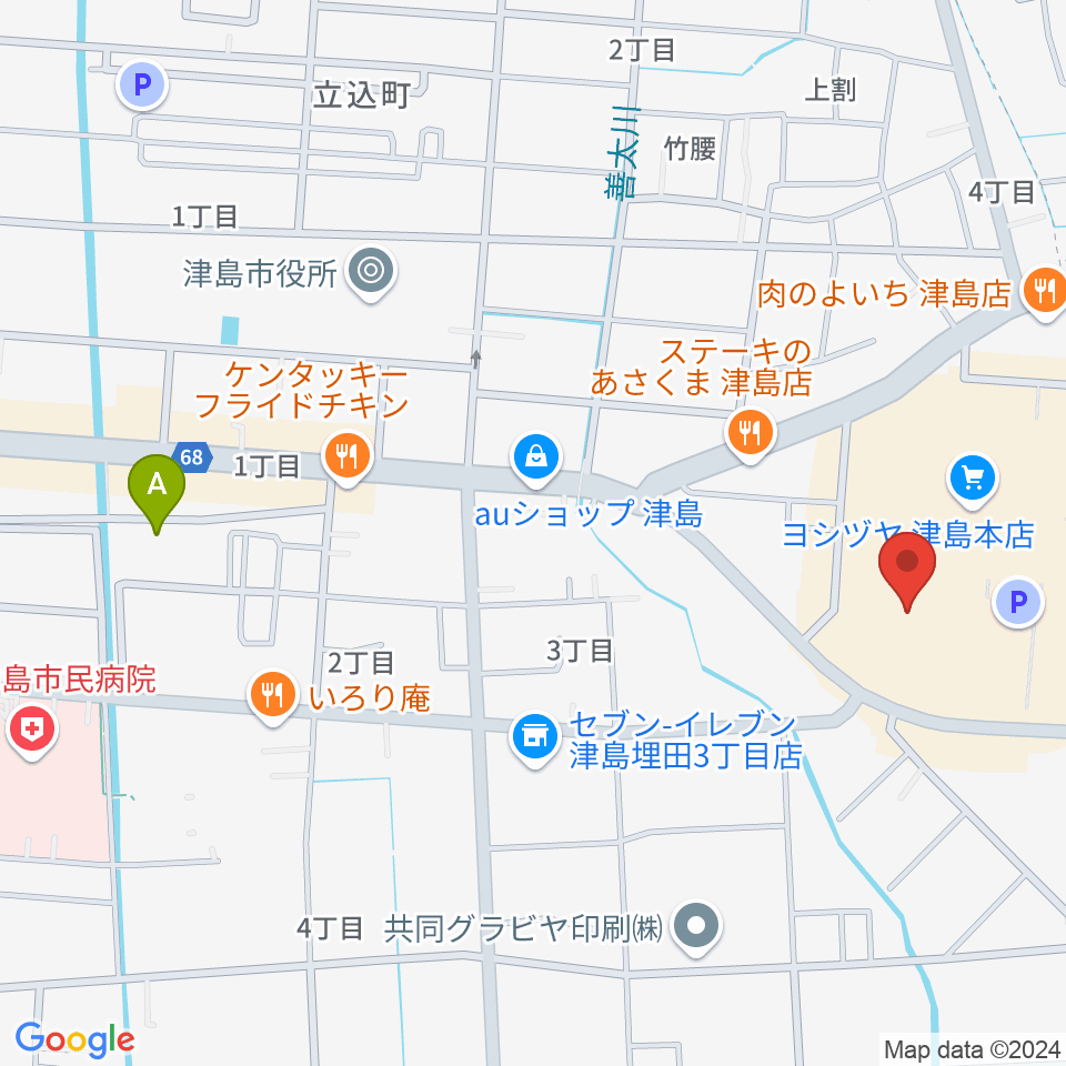 TOHOシネマズ津島周辺のホテル一覧地図