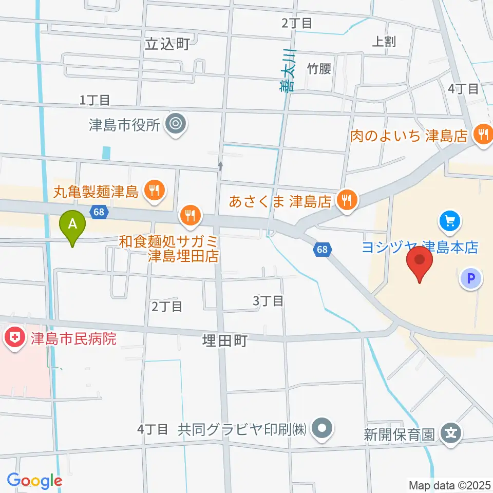 TOHOシネマズ津島周辺のホテル一覧地図