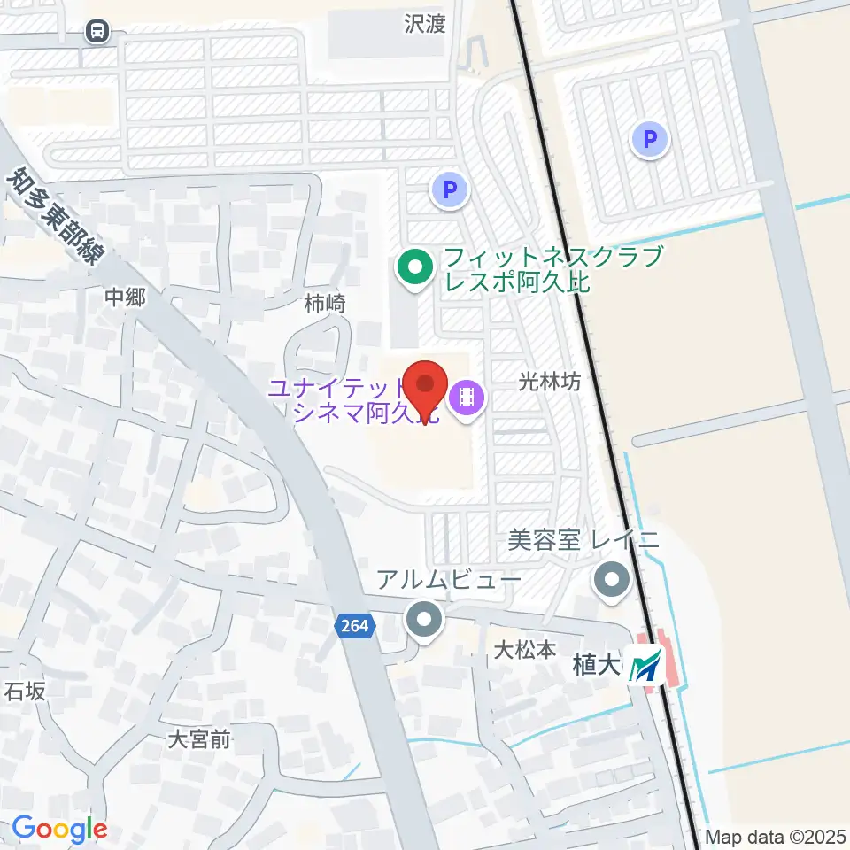ユナイテッド・シネマ阿久比周辺のホテル一覧地図