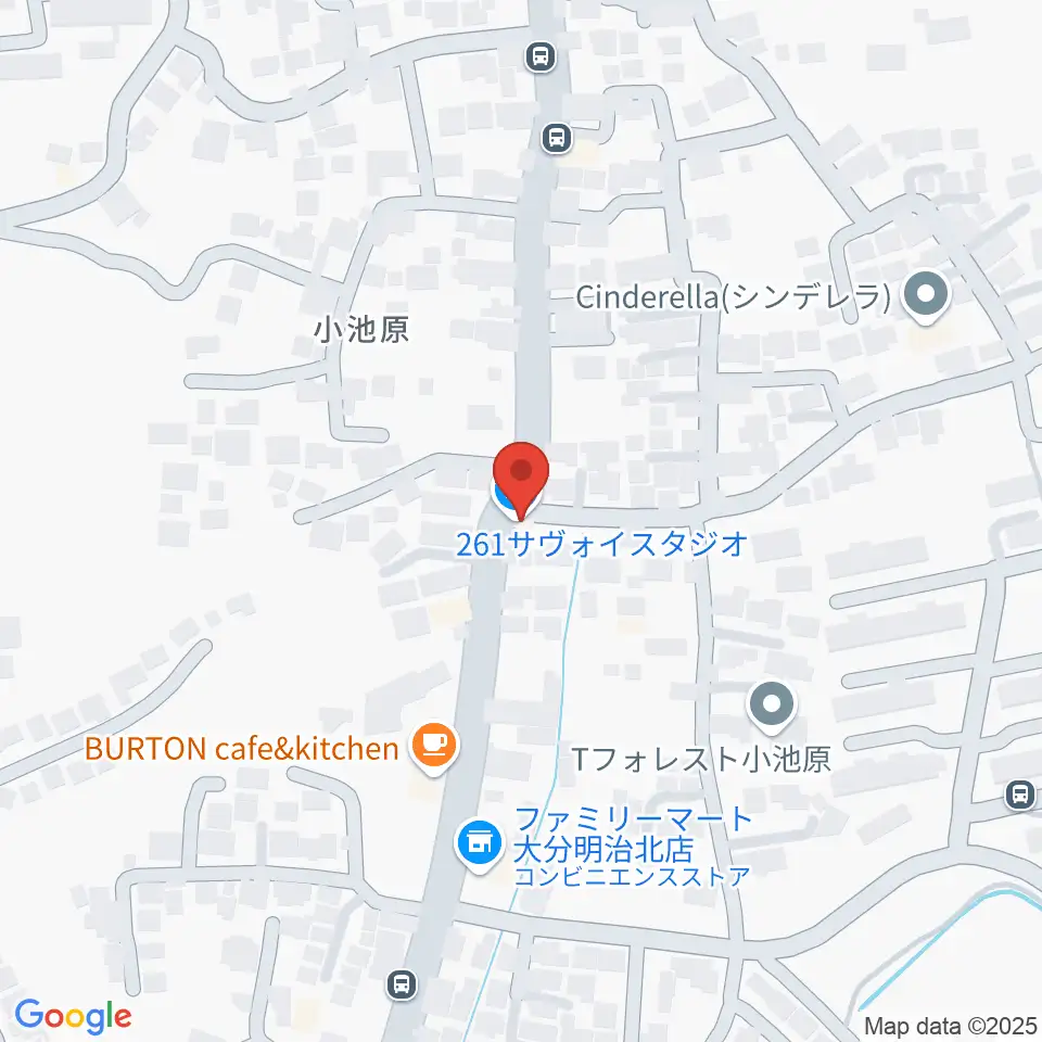 261サヴォイスタジオ周辺のホテル一覧地図