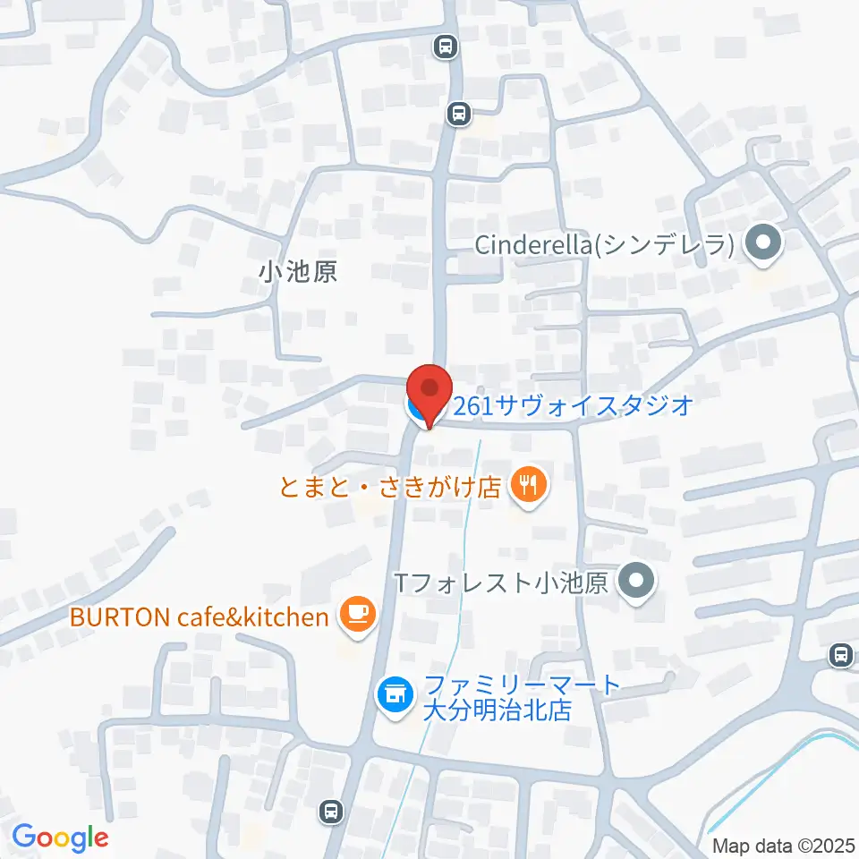 261サヴォイスタジオ周辺のホテル一覧地図