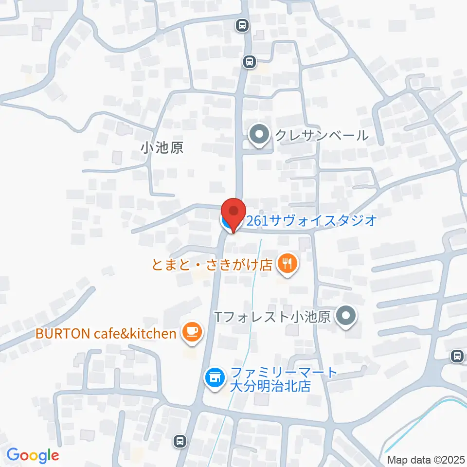 261サヴォイスタジオ周辺のホテル一覧地図