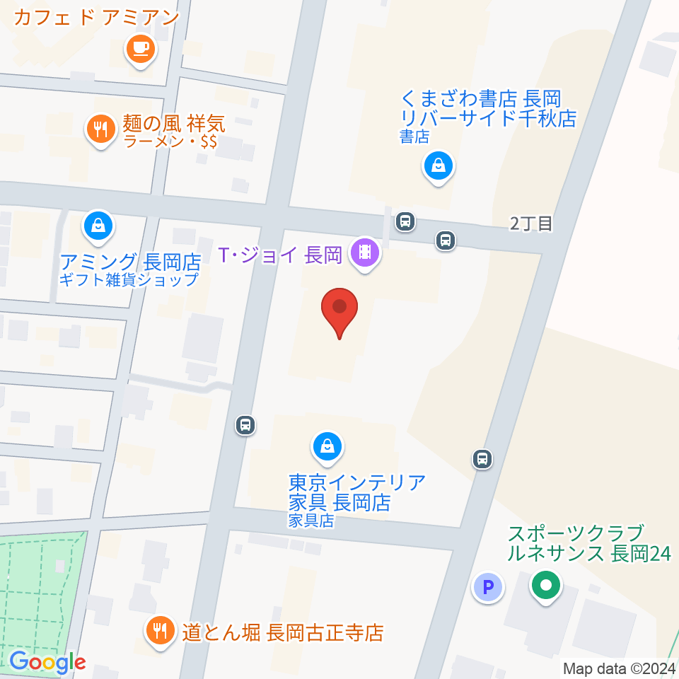 T・ジョイ長岡周辺のホテル一覧地図