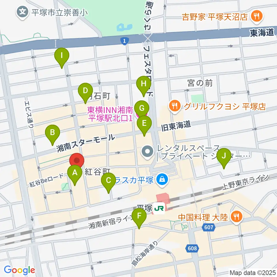 Jazz Bar Pianoforte周辺のホテル一覧地図