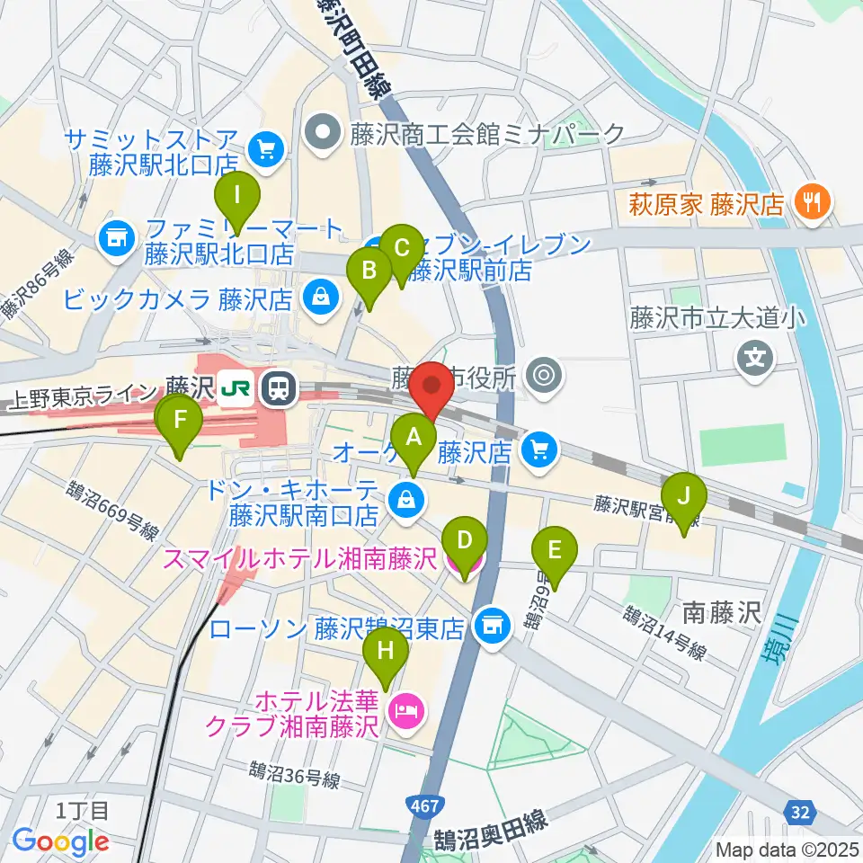 BEAT BAR BECK周辺のホテル一覧地図