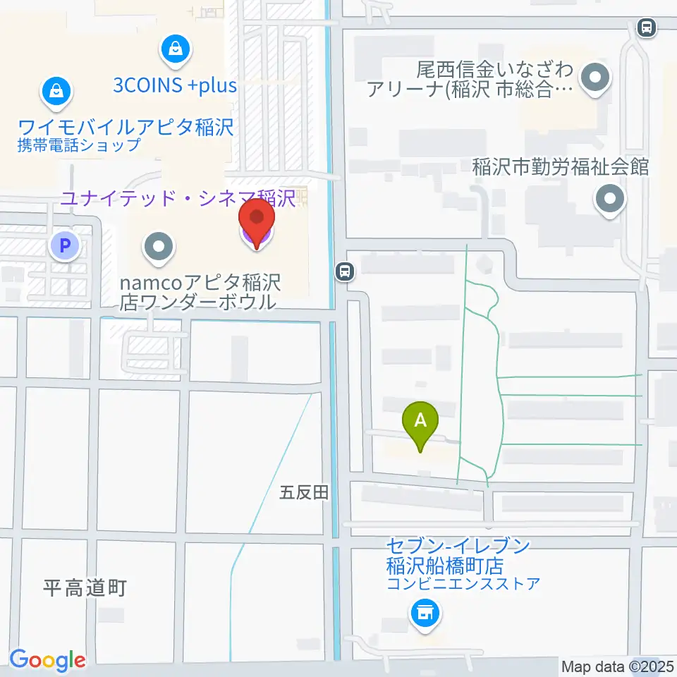 ユナイテッド・シネマ稲沢周辺のホテル一覧地図