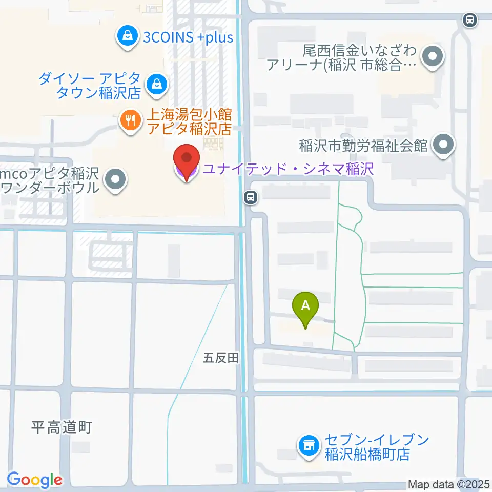 ユナイテッド・シネマ稲沢周辺のホテル一覧地図