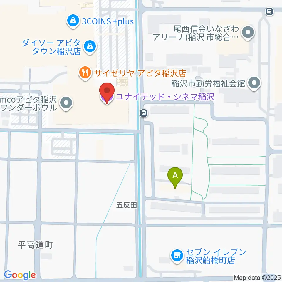 ユナイテッド・シネマ稲沢周辺のホテル一覧地図