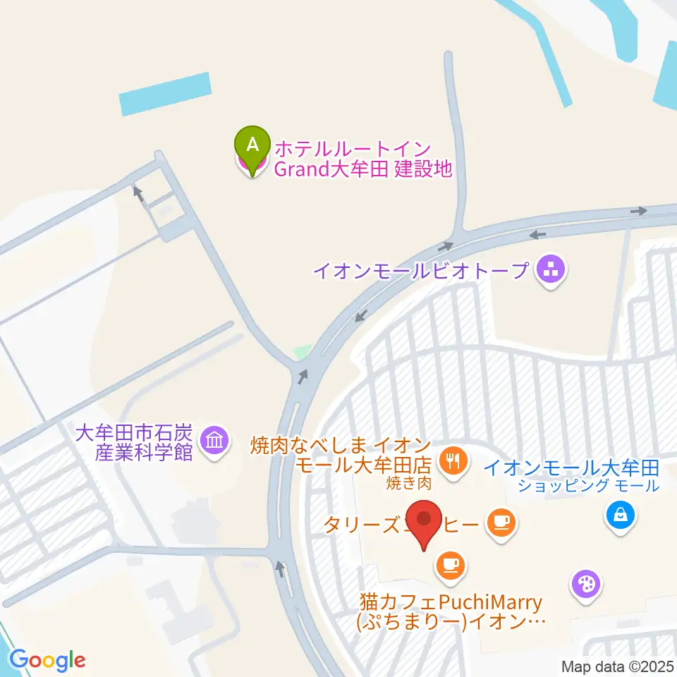 セントラルシネマ大牟田周辺のホテル一覧地図