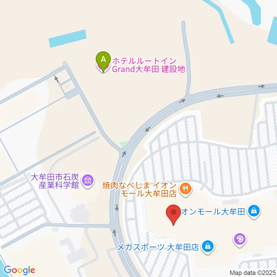セントラルシネマ大牟田周辺のホテル一覧地図