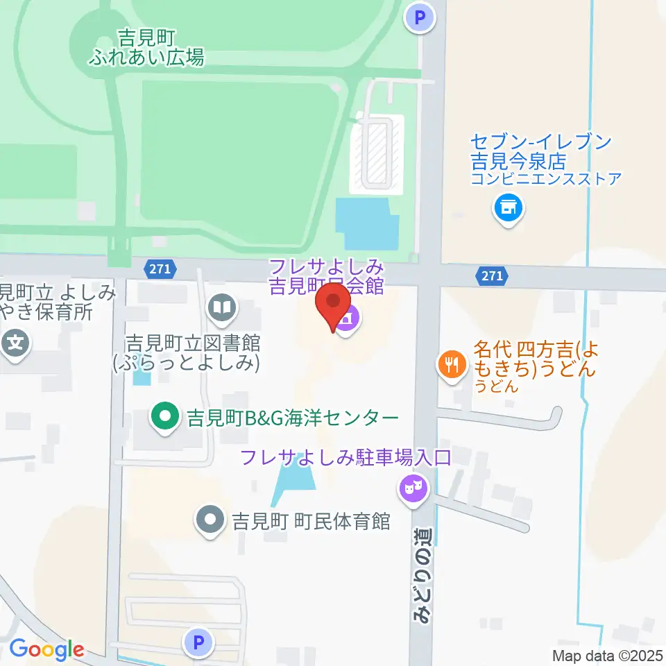 吉見町民会館（フレサよしみ）周辺のホテル一覧地図