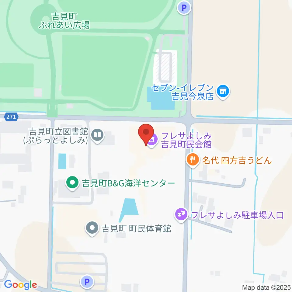 吉見町民会館（フレサよしみ）周辺のホテル一覧地図
