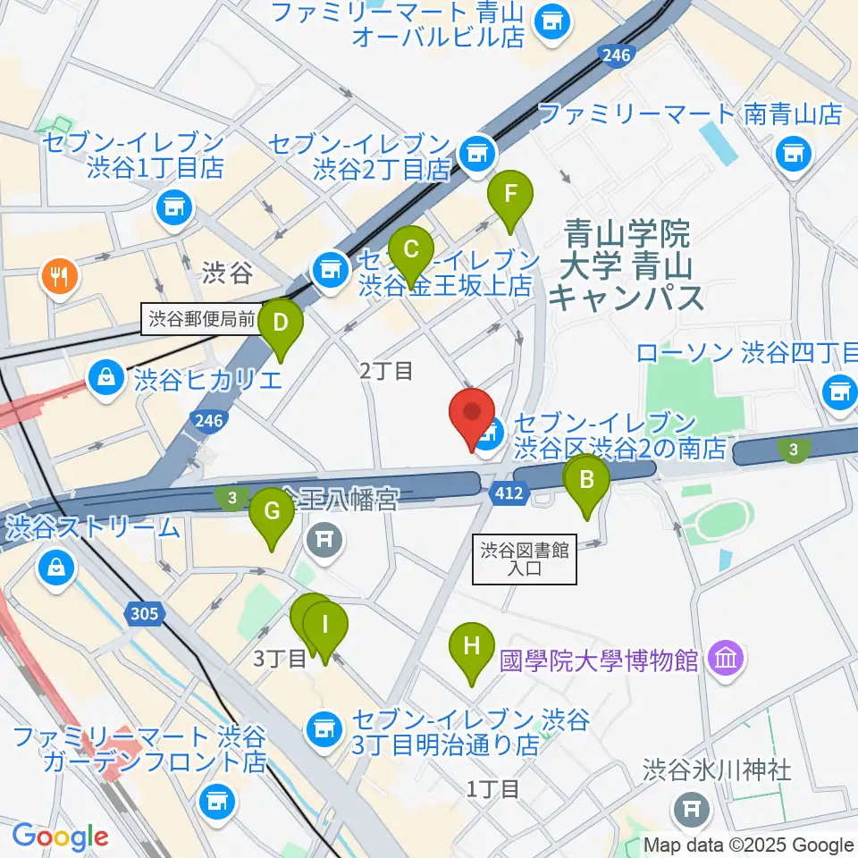 渋谷LOFT HEAVEN周辺のホテル一覧地図