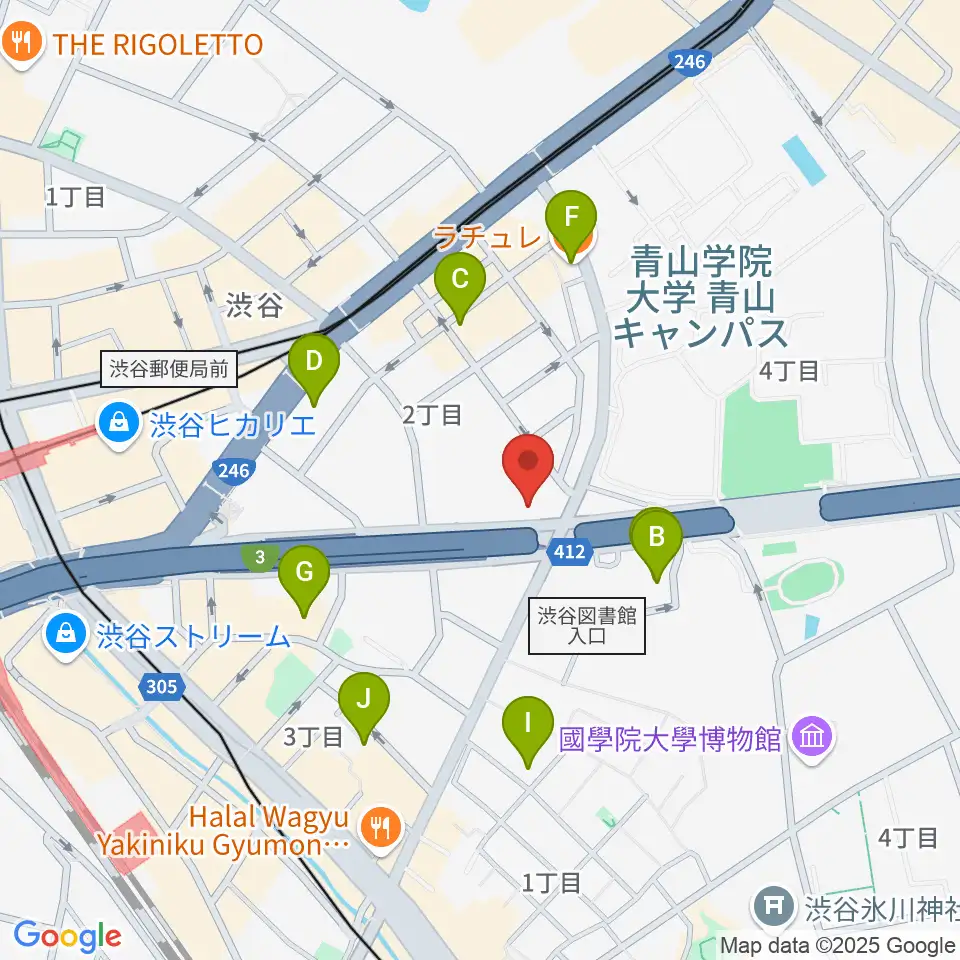 渋谷LOFT HEAVEN周辺のホテル一覧地図