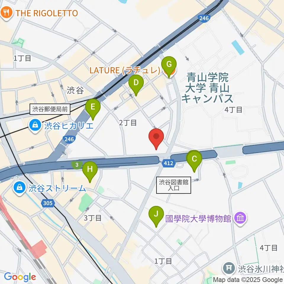 渋谷LOFT HEAVEN周辺のホテル一覧地図