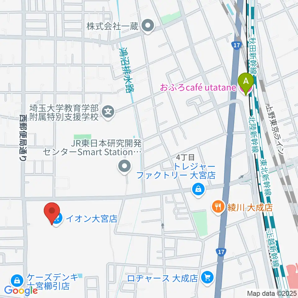 イオンシネマ大宮周辺のホテル一覧地図