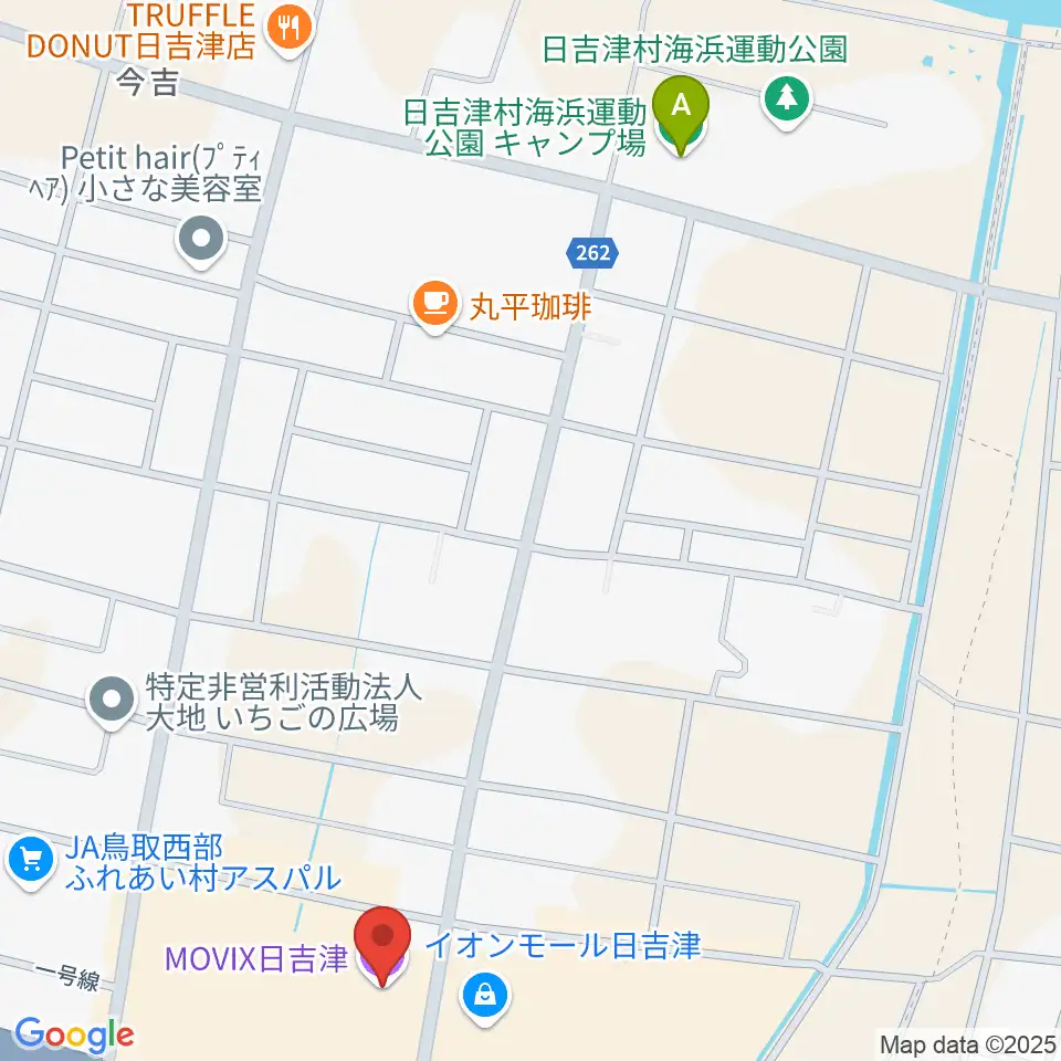 MOVIX日吉津周辺のホテル一覧地図