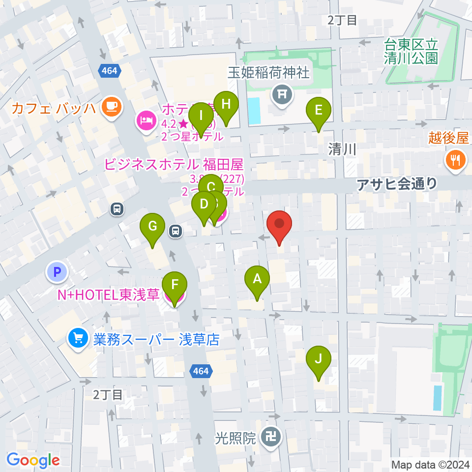 Void Lab周辺のホテル一覧地図