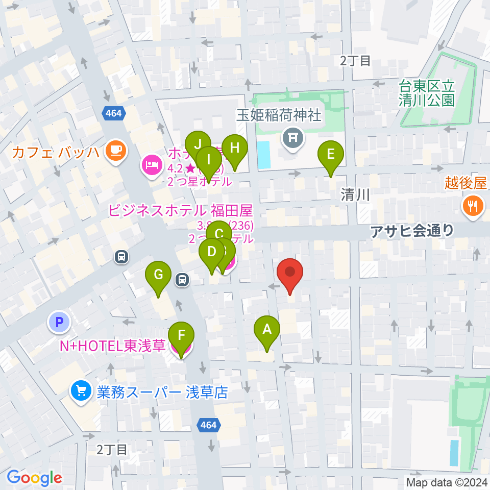 Void Lab周辺のホテル一覧地図