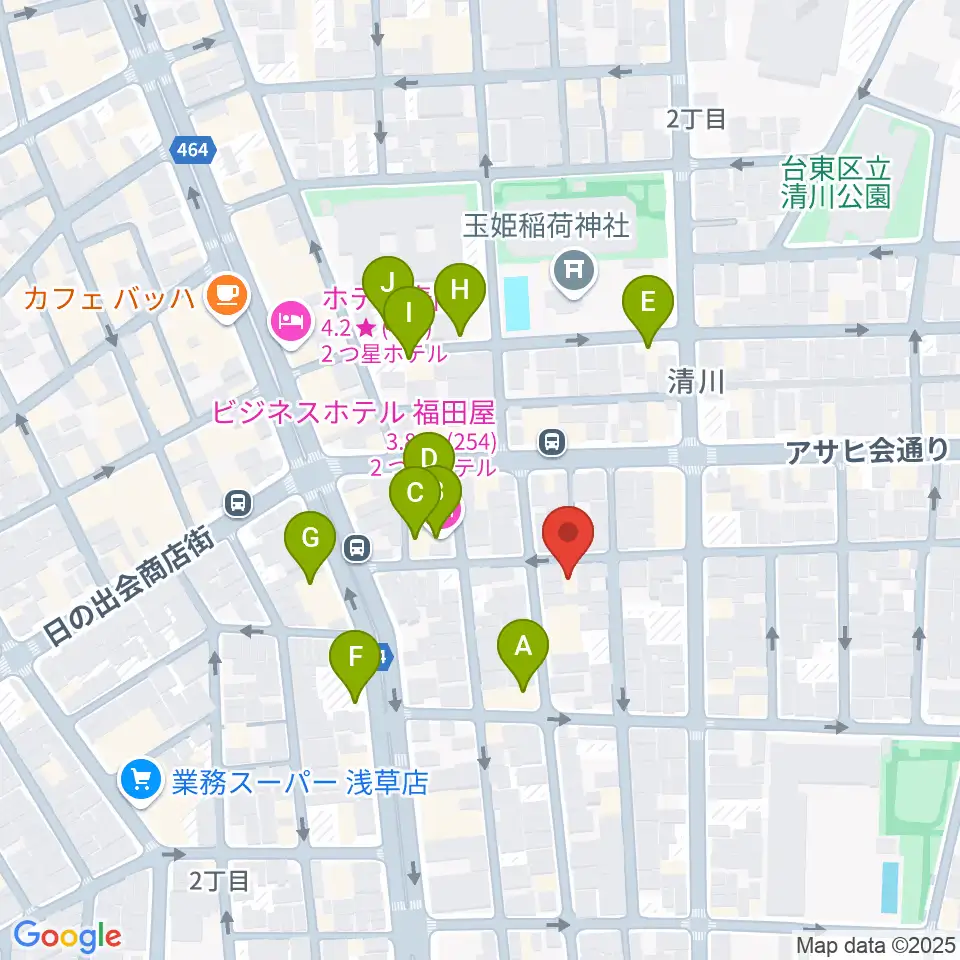 Void Lab周辺のホテル一覧地図