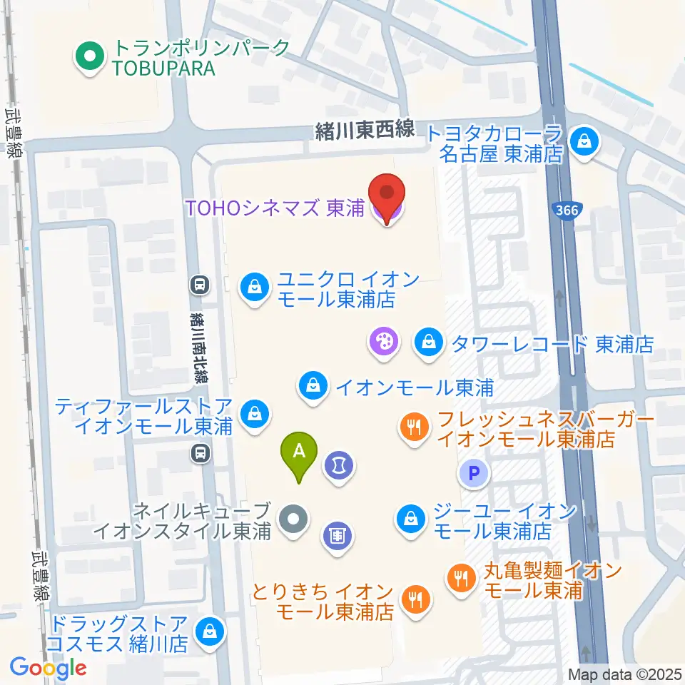 TOHOシネマズ東浦周辺のホテル一覧地図