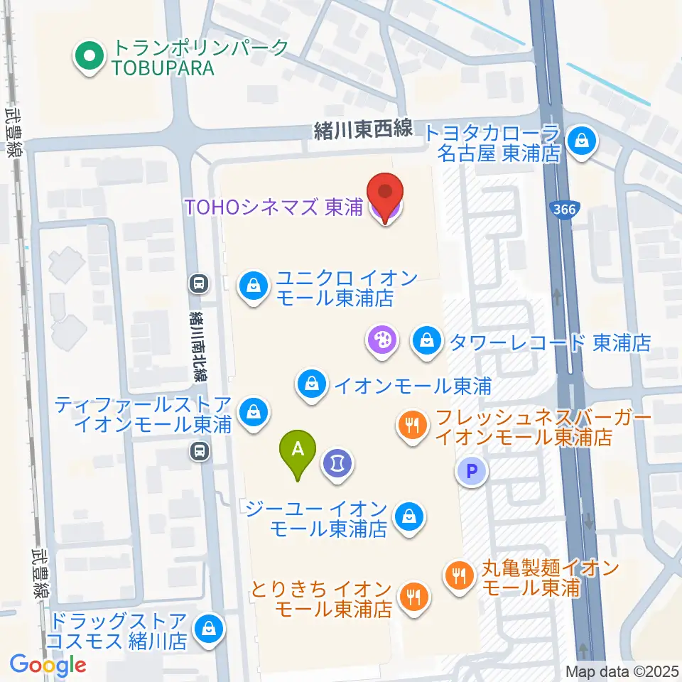 TOHOシネマズ東浦周辺のホテル一覧地図