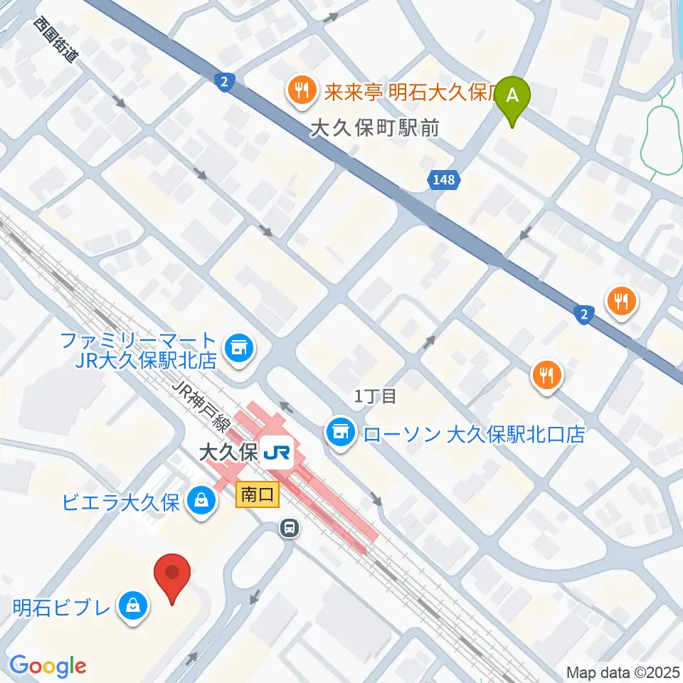 イオンシネマ明石周辺のホテル一覧地図