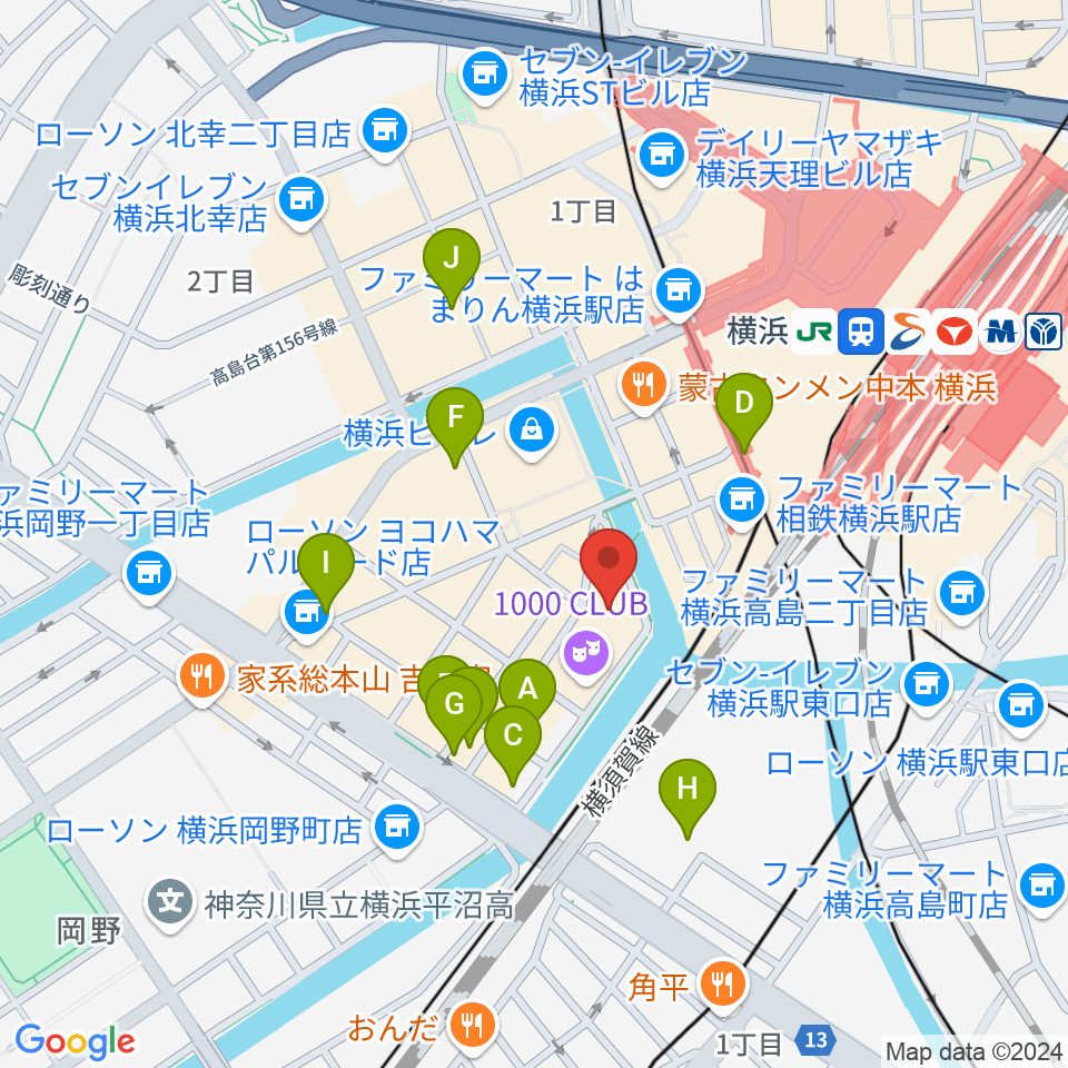 ムービル周辺のホテル一覧地図