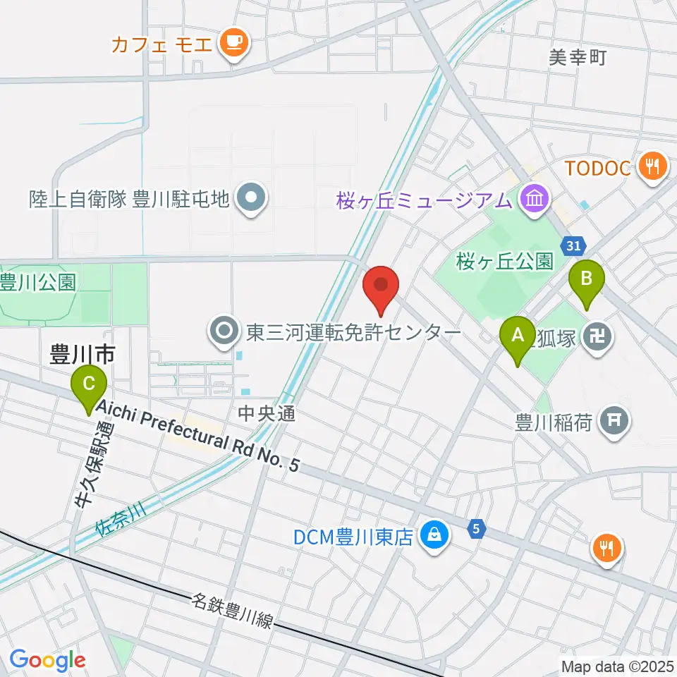 イオンシネマ豊川周辺のホテル一覧地図