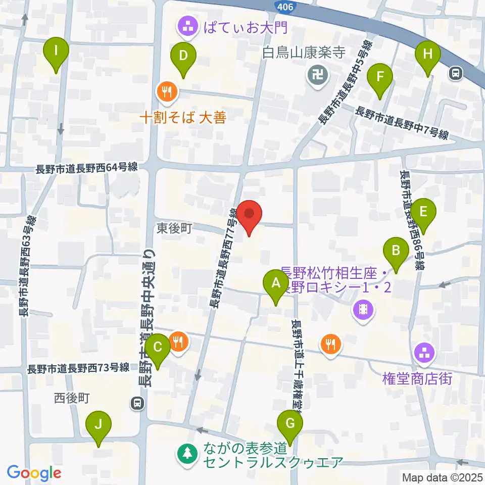 MISSTONES周辺のホテル一覧地図