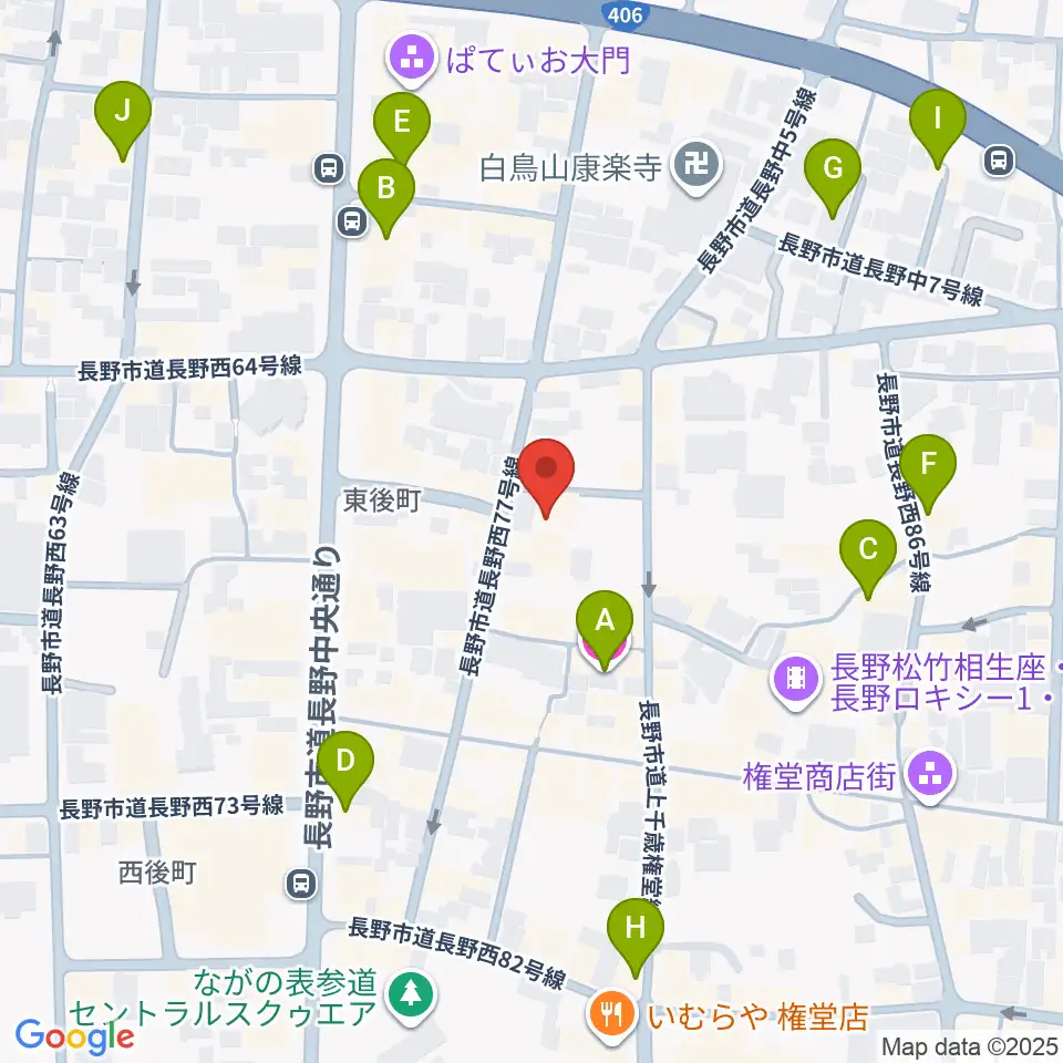 MISSTONES周辺のホテル一覧地図