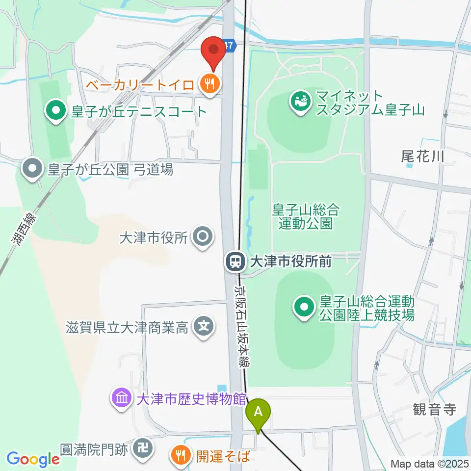 FMおおつ周辺のホテル一覧地図