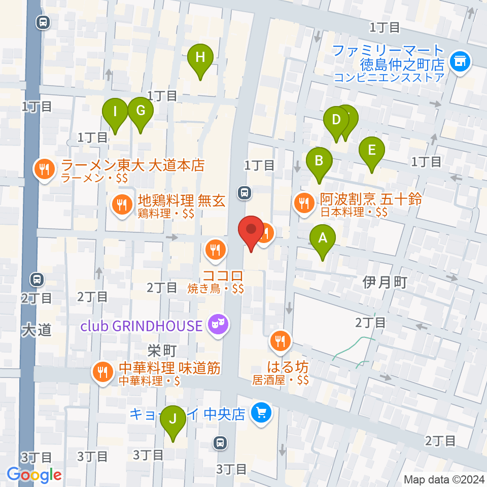 徳島FIGHT CLUB周辺のホテル一覧地図