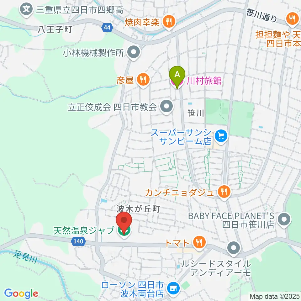 Studio-JAB周辺のホテル一覧地図