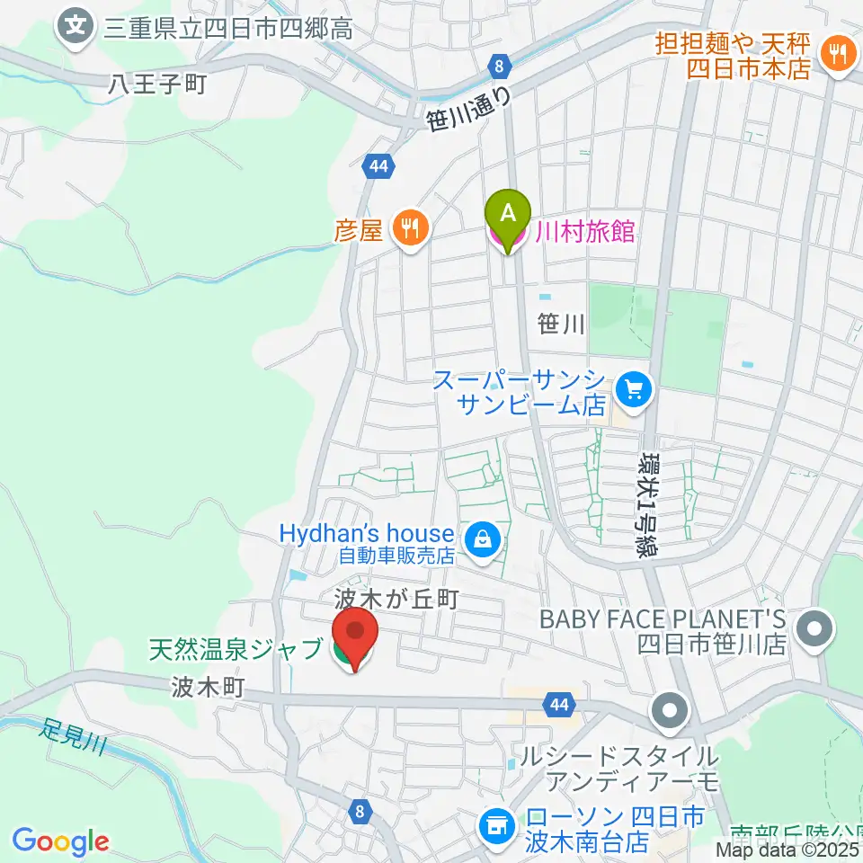 Studio-JAB周辺のホテル一覧地図