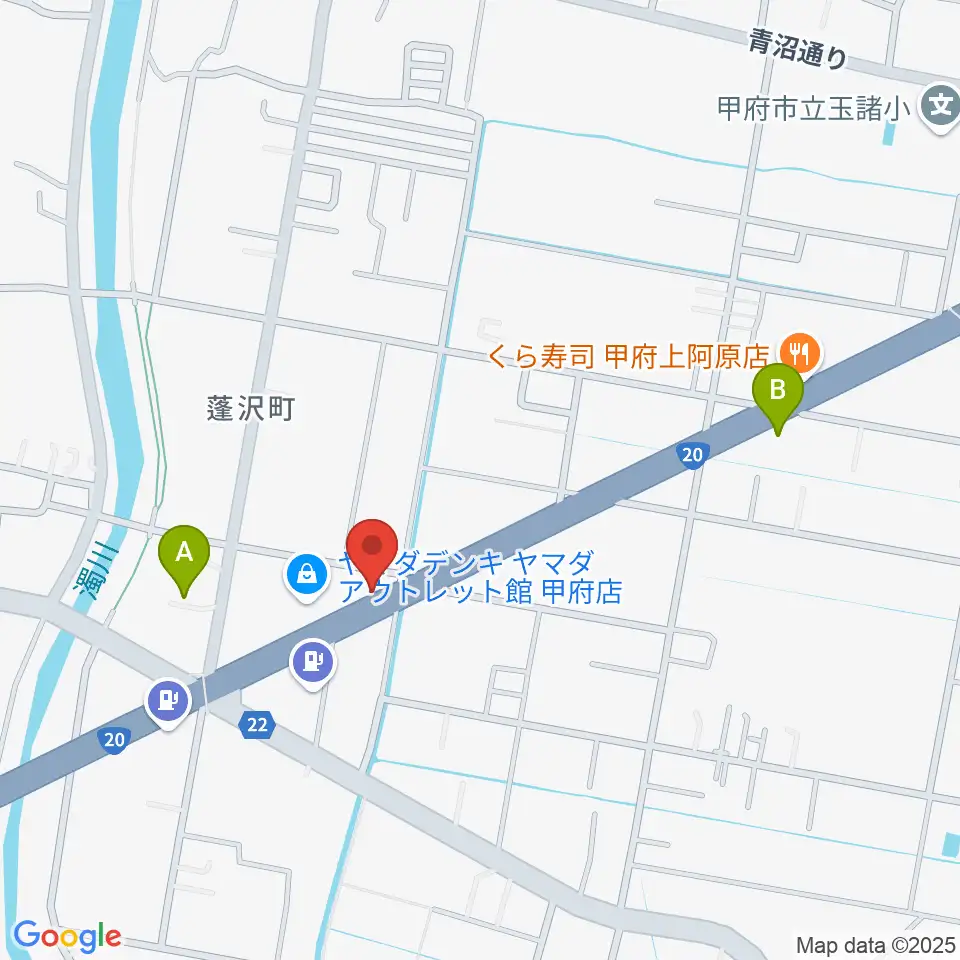 ボデガースタジオ周辺のホテル一覧地図
