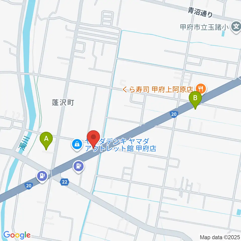 ボデガースタジオ周辺のホテル一覧地図