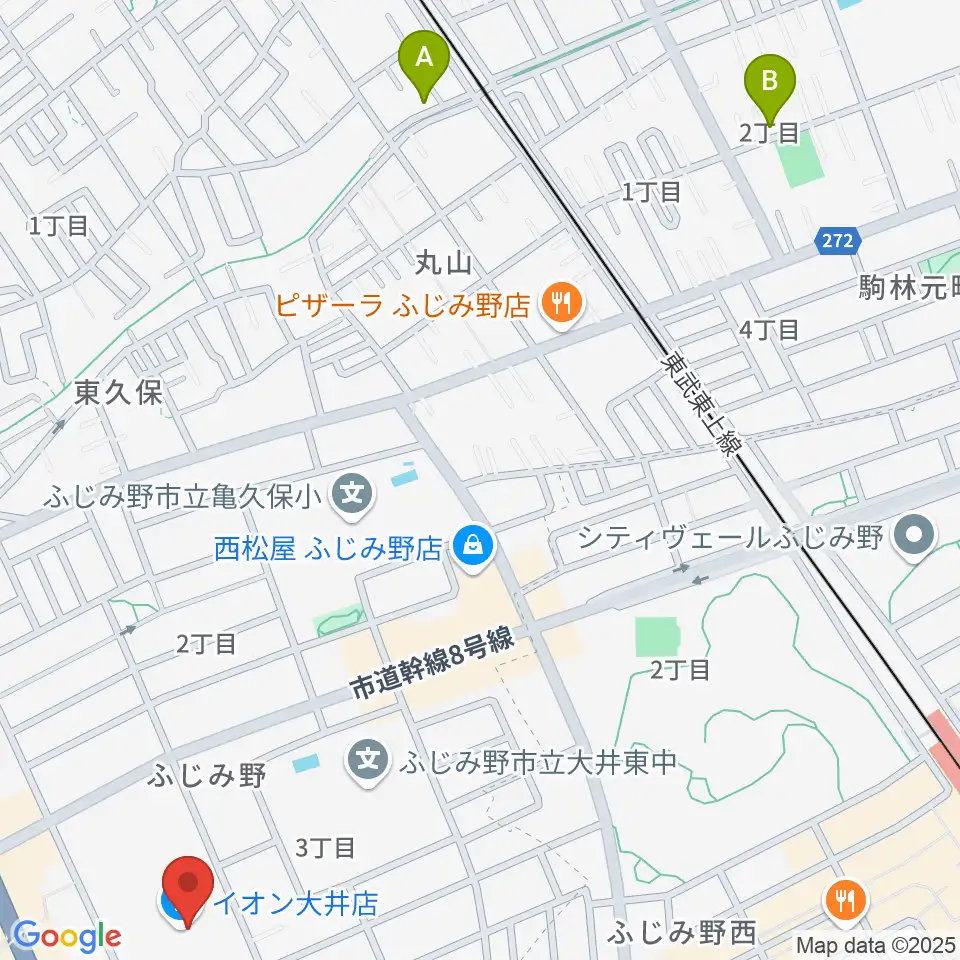 イオンシネマ大井周辺のホテル一覧地図