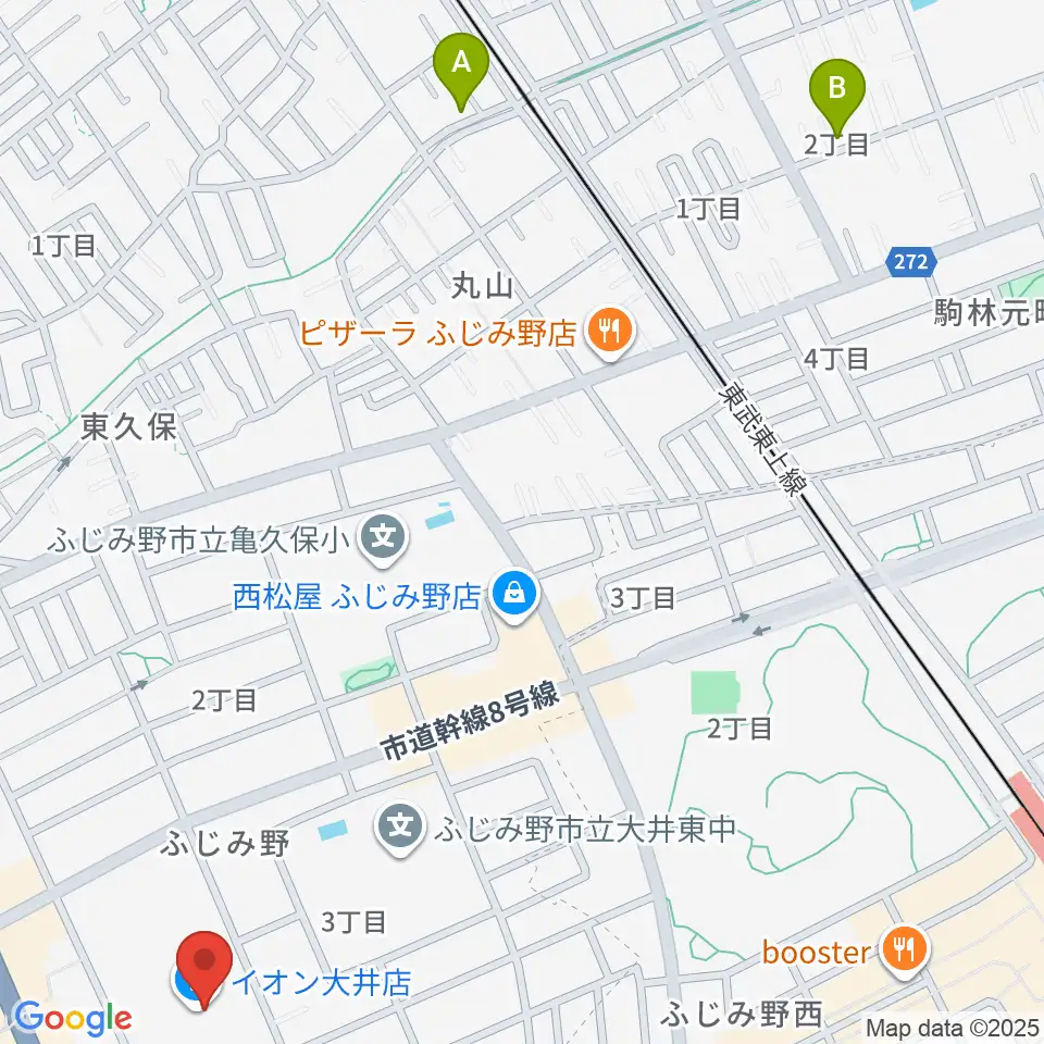 イオンシネマ大井周辺のホテル一覧地図