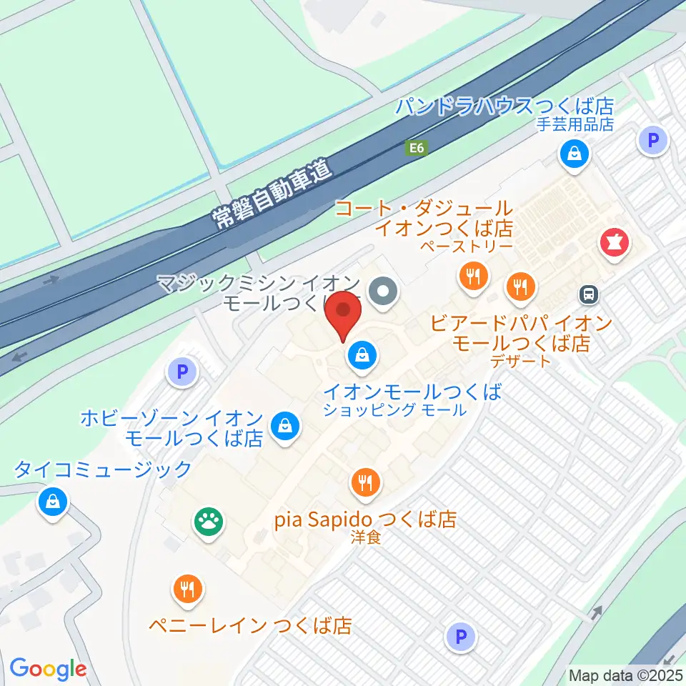 USシネマつくば周辺のホテル一覧地図