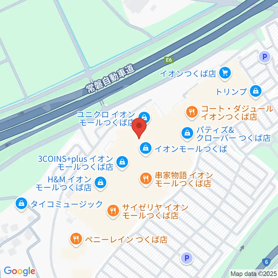 USシネマつくば周辺のホテル一覧地図
