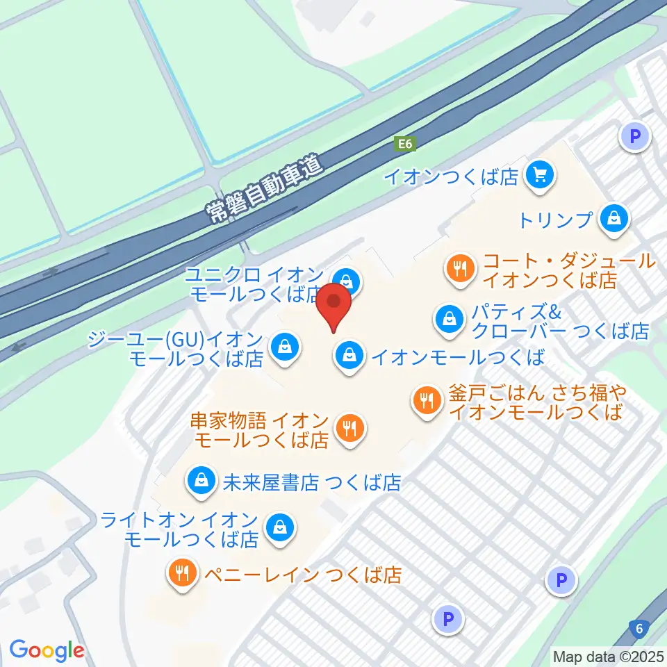 USシネマつくば周辺のホテル一覧地図