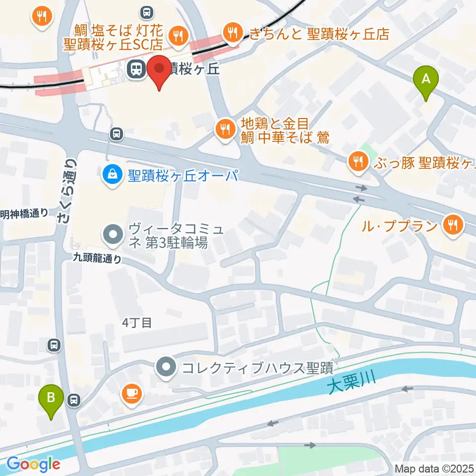 せいせきアウラホール周辺のホテル一覧地図