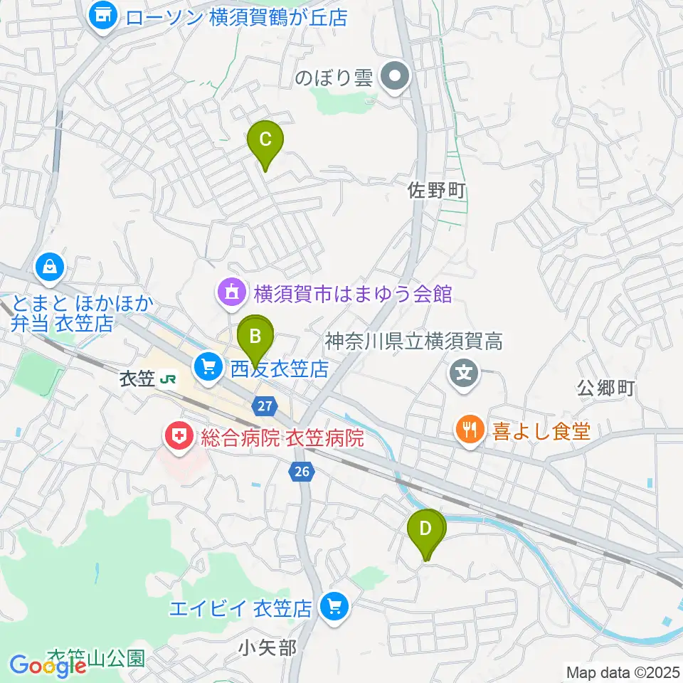 スタジオバックビート周辺のホテル一覧地図